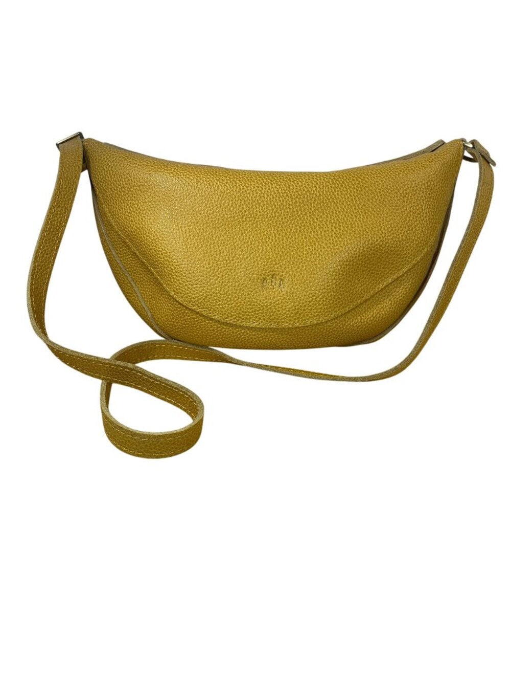 Portland Leather Koala Sling Bag Large Sunshine Pebbled Leather Used Once